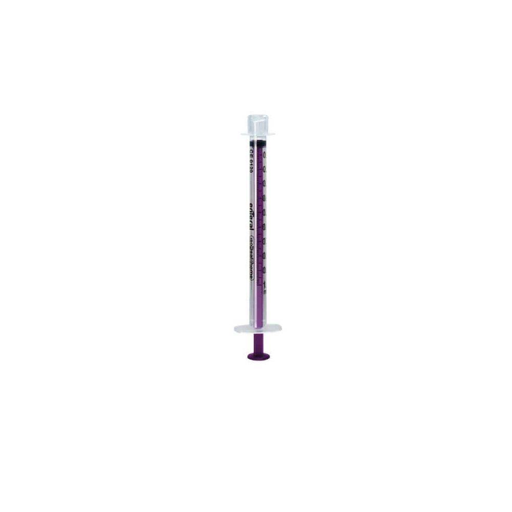Syringes entérales ISOSAF réutilisables à faible dose de 1 ml